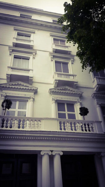 London Leinster Gardens Fake House Front