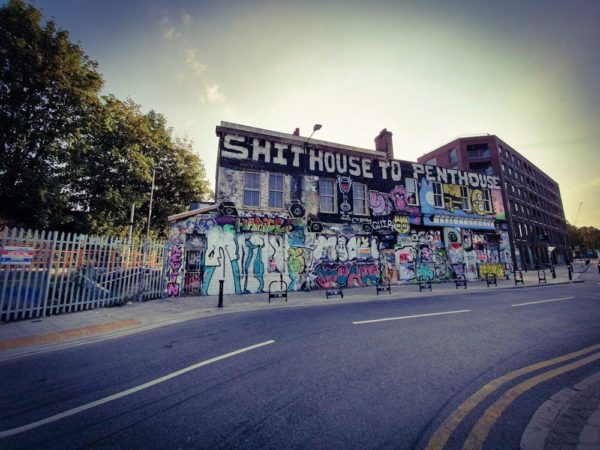 London Street Art Hackney Wick Shithouse to penthouse