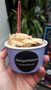 Naked Dough get sold at the pop up store inside Old Street Station