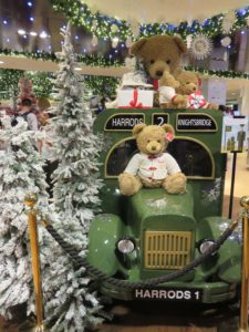 The Christmas department at Harrod's opens in summer