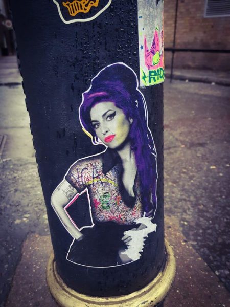 Amy Winehouse Street Art Paste Up The Postman Art