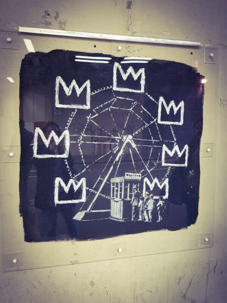 Banksy London Barbican Basquiat Ferris Wheel Riesenrad