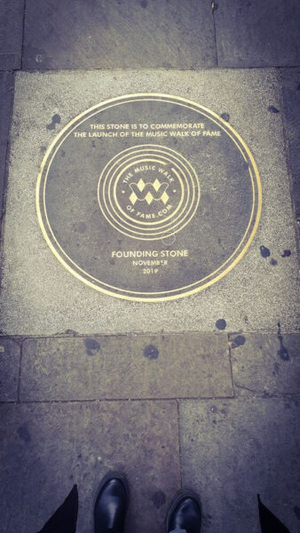 Camden Music Walk of Fame Founding Stone
