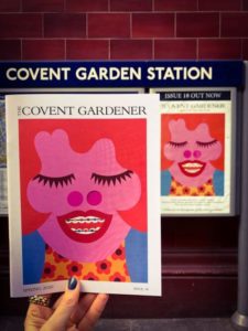 Covent Gardener Cover by Olimpia Zagnoli Tube Station (c) Jeannine Saba