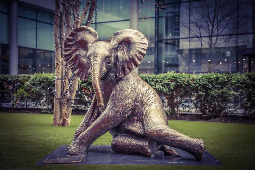 The elephants of Old Spitalfields Market