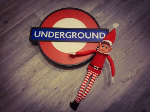 Elf on the Shelf Underground London