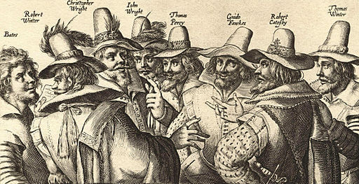 Gunpowder Plot conspirators_Crispijn van de Passe the Elder, Public domain, via Wikimedia Commons