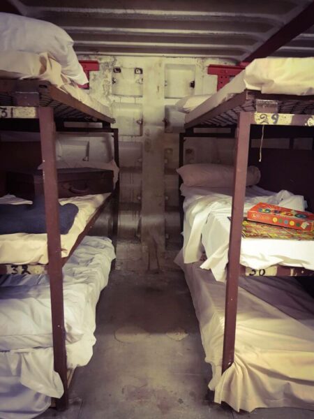 Hidden London Tour Clapham South Shelter Windrush Beds