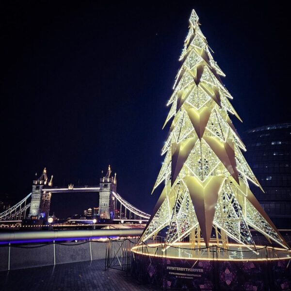 London 2024 Christmas Lights Tower Bridge