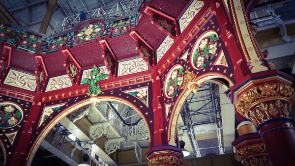 London Abbey Mills Innenbereich Maschinenraum Viktorian Deko