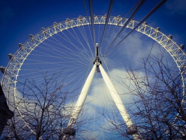 London Aussichtspunkt London Eye Riesenrad