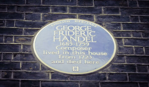 London Blue plaque Handel
