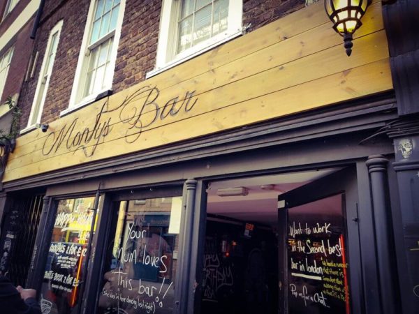 London Brick Lane Monty's Bar