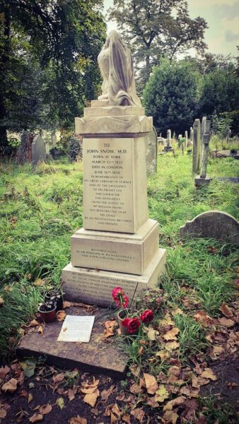 London Brompton Cemetery Grab John Snow Cholera