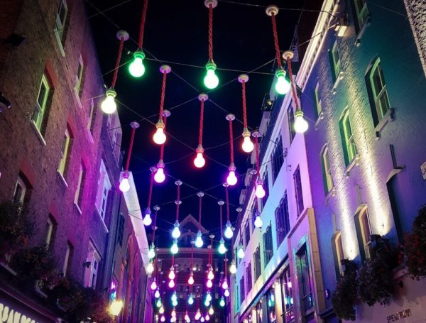 London Carnaby Street Glühbirnen Bulbs Ganton Street