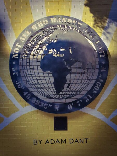 London Covent Garden Mercers Treasure Walk Globe Not all who wander are lost Adam Dant