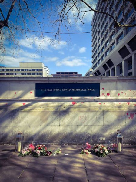 London Covid Memorial Wall St Thomas Krankenhaus Themseufer