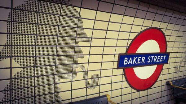 London Fortbewegungsmittel Tube Ubahn Baker Street Station Sherlock Holmes