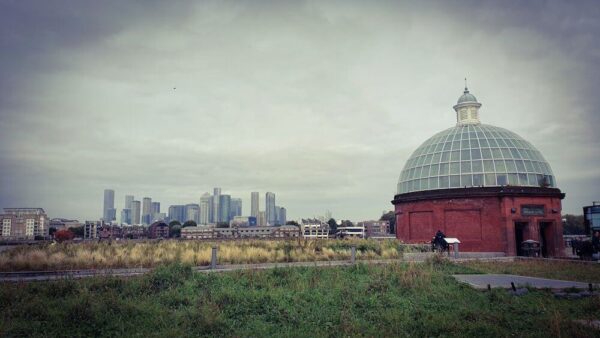 London Greenwich Einstieg Foot Tunnel Themse