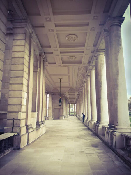 London Greenwich Säulengänge Old Naval College