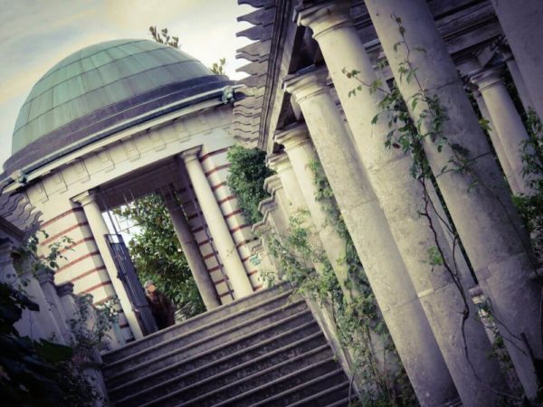 London Hampstead Pergola Treppenaufgang Garten