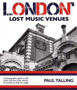 London Lost Music Venue Book Cover (c) P. Talling