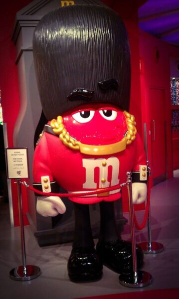 London M&M Store Leicester Square Red
