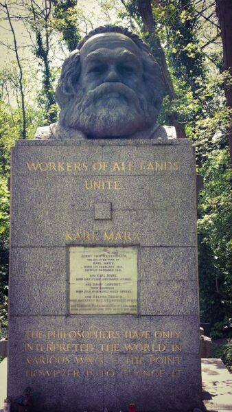 London Magnificent Seven Highgate Grab Karl Marx