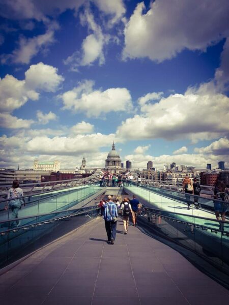 London Millennium Bridge St Paul's Cathedral