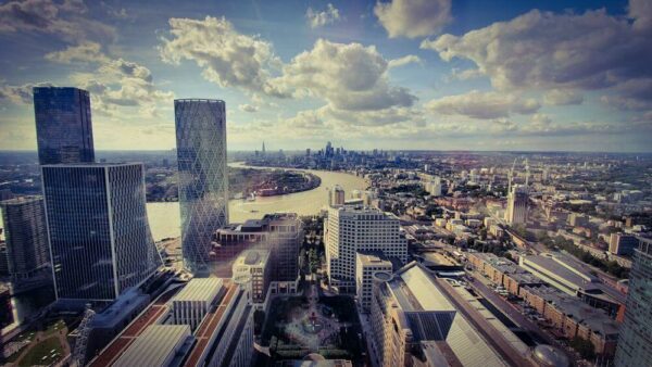 London Open House Canary Wharf Level39 Coworking Aussicht City Themse