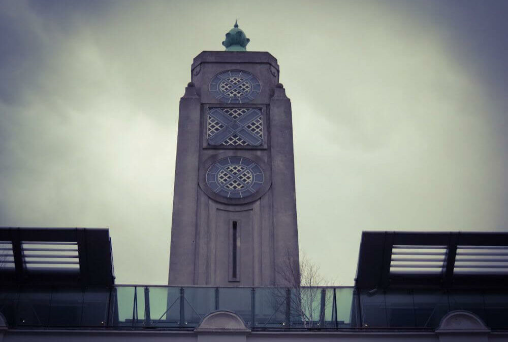 London Oxo Tower Turm Leuchtreklame