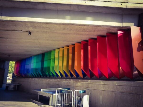 London Pride Tube Regenbogen Paddington