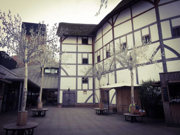 London Shakespeare's Theater Außenbereich