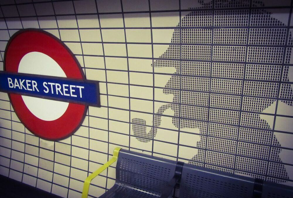 London Sherlock Holmes Baker Street Tube Station