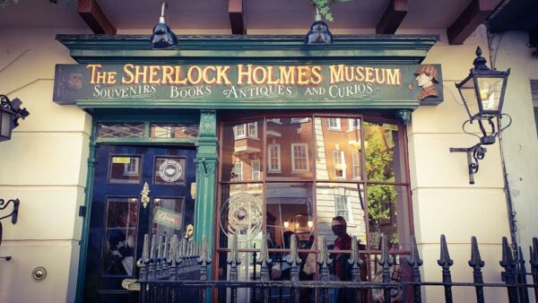 London Sherlock Holmes Museum Eingang