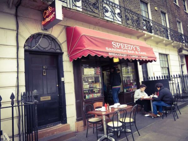 London Sherlock Holmes Speedy's Cafe