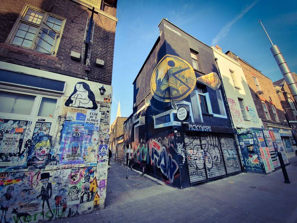 London Street Art Brick Lane Star Court Graffiti Fanakapan