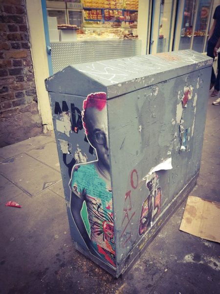 London Street Art The Postman Art Keith Haring