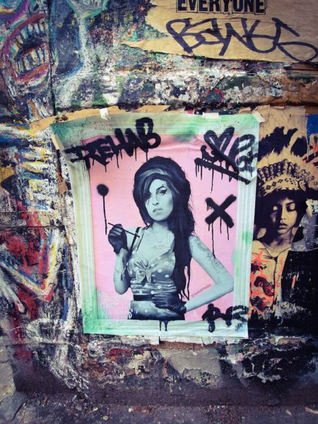 London Street Artist Ghost 9652 Brick Lane Amy Winehouse