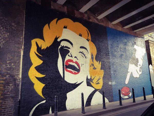London Street Artist Pure Evil Shoreditch Marilyn Monroe