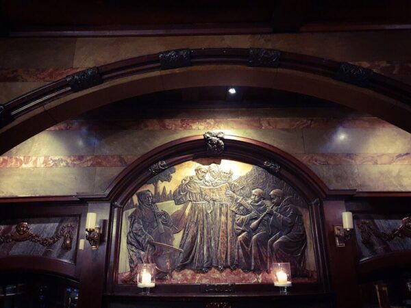 London The Blackfriar Pub Mönche