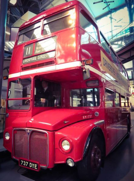 London Transport Museum Covent Garden Routemaster Doppeldeckerbus