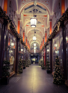 London Weihnachsbeleuchtung Burlington Arcade