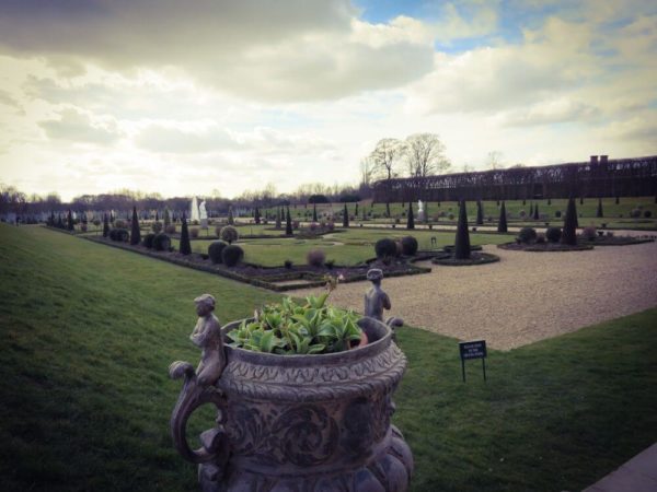 London royaler Garten Hampton Court Palace Springbrunnen