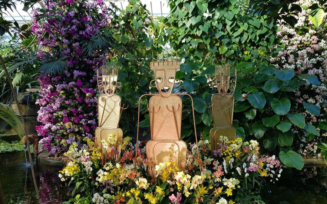 Orchid Festival Kew Gardens London Statuen Cover