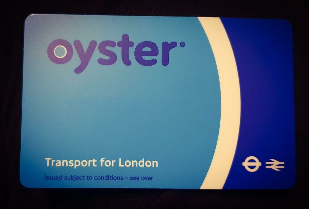 Oyster Card Transport for London Front view