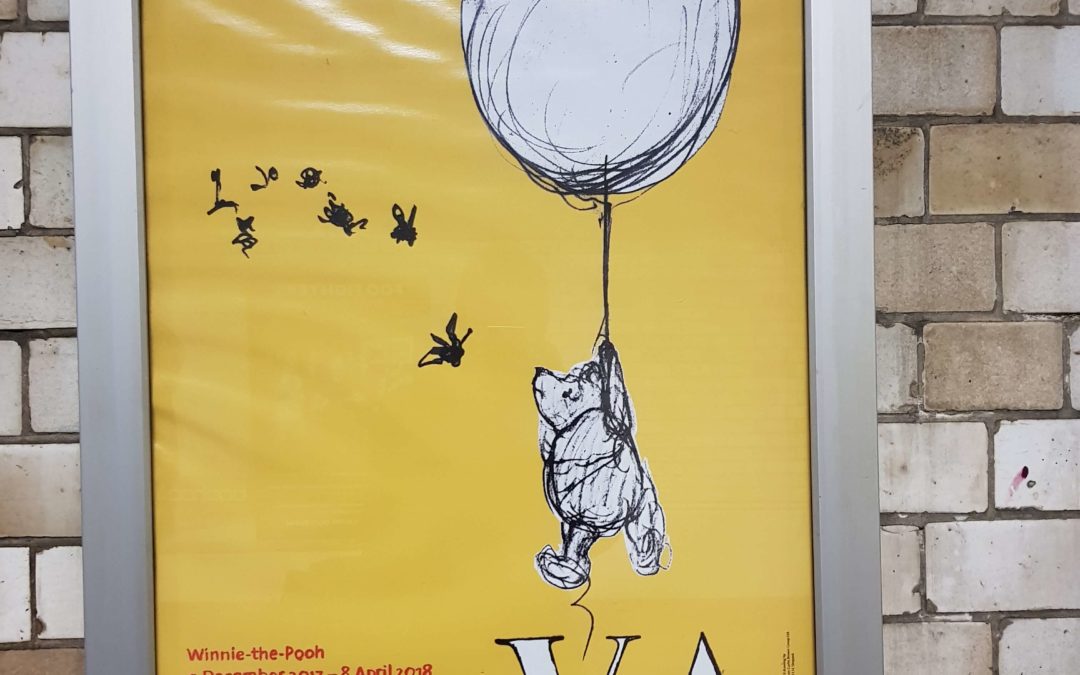 Plakat Winnie the Pooh Ausstellung im V&A