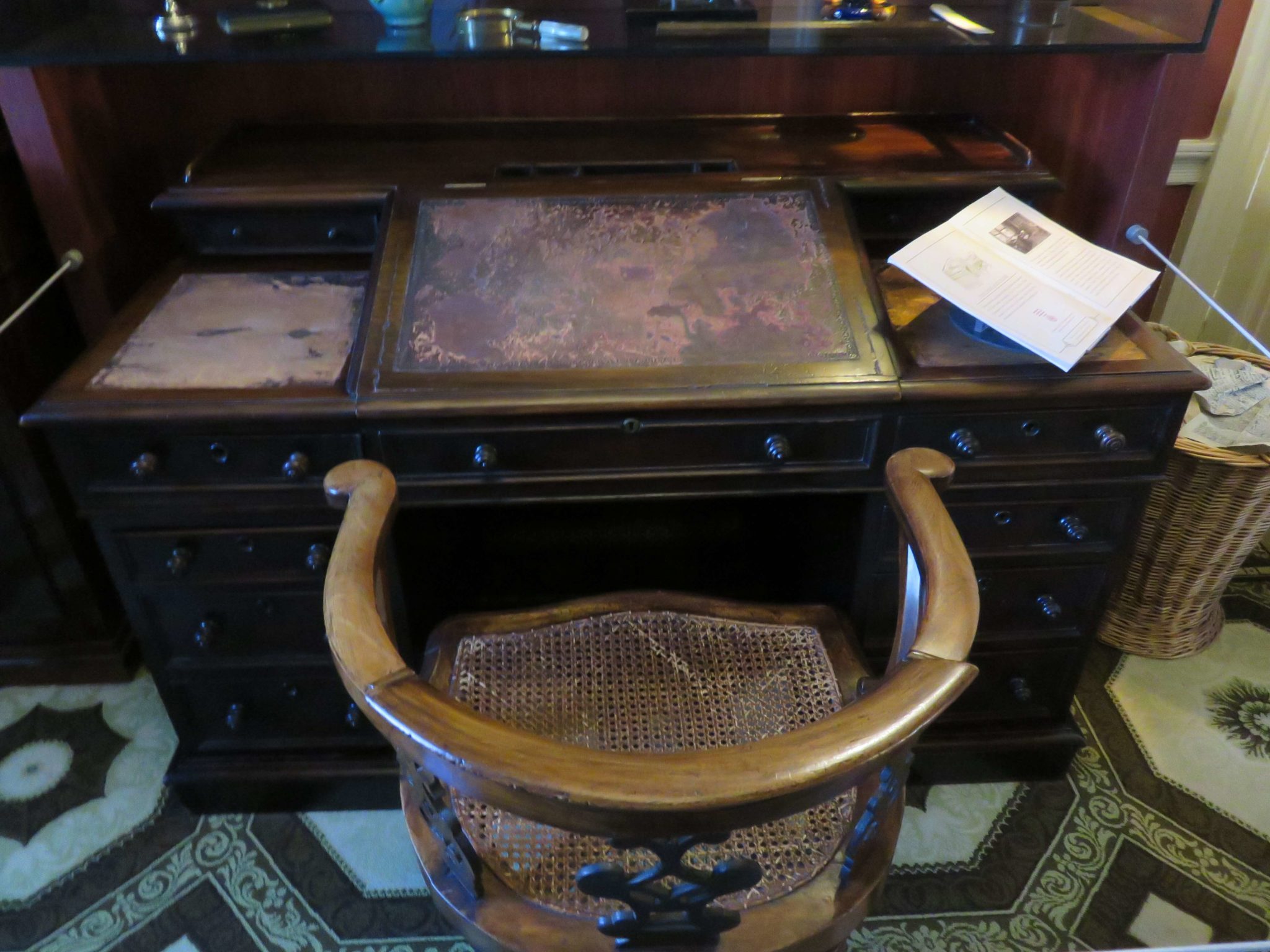 The Desk Where Charles Dickens Used To Work Between Breakfast And