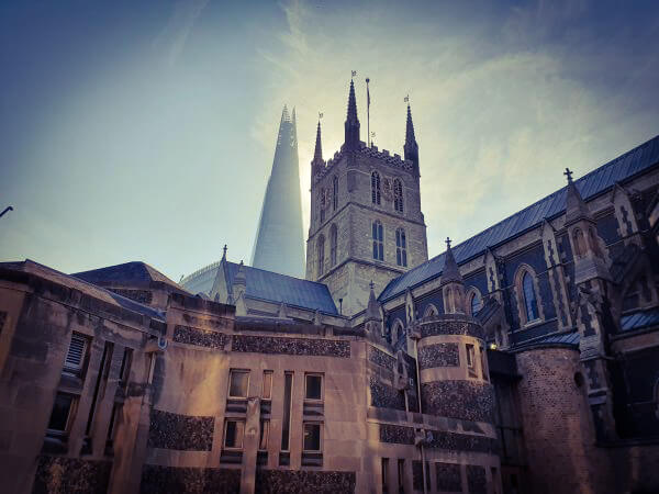 Southwark Cathedral The Shard