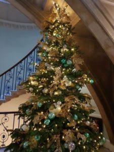 A Christmas tree at Somerset House